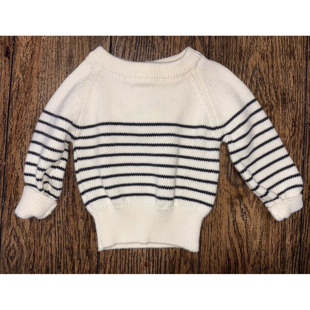 Jamie Kay knit striped sweater 3/6 months